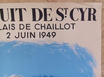 Paul Colin - Affiche originale - La Nuit de Saint Cyr - 1949 2