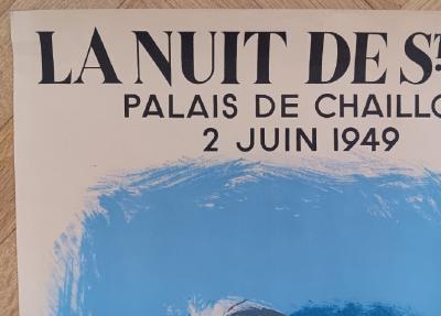 Paul Colin - Affiche originale - La Nuit de Saint Cyr - 1949 2