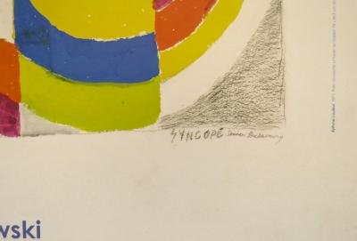 Sonia Delaunay - Affiche originale d’exposition - Galerie Zlotowski - Paris - 2021 2