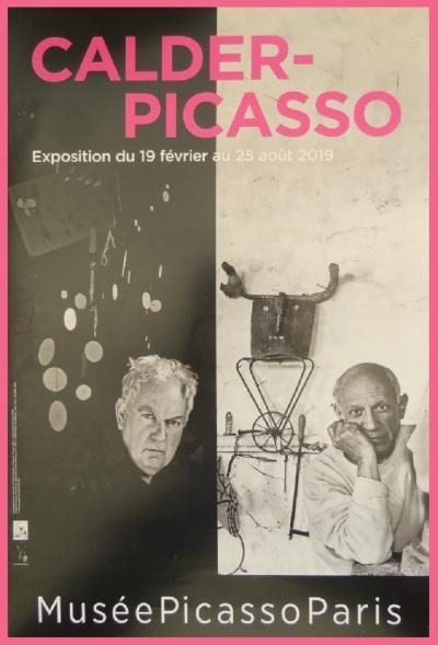 Alexander Calder et Pablo Picasso - Affiche originale d’exposition - “Calder - Picasso” - Paris - 2019 2