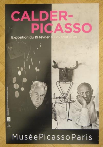 Alexander Calder et Pablo Picasso - Affiche originale d’exposition - “Calder - Picasso” - Paris - 2019 2