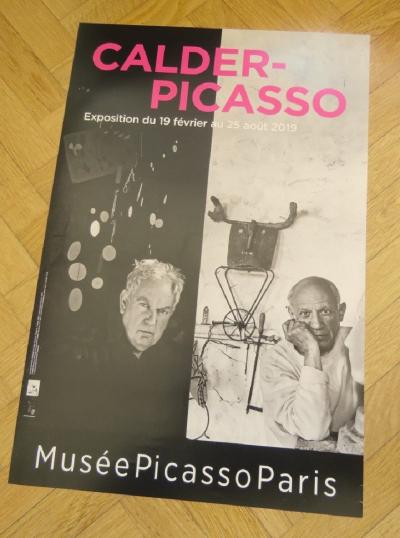 Alexander Calder et Pablo Picasso - Affiche originale d’exposition - “Calder - Picasso” - Paris - 2019 2