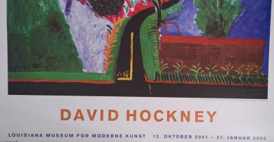David Hockney - Nichols Canyon, 1980 - Affiche originale 2