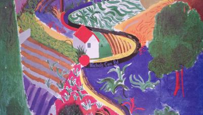 David Hockney - Nichols Canyon, 1980 - Affiche originale 2