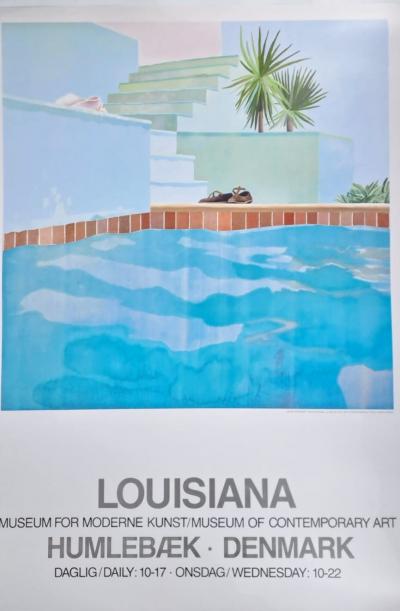 David Hockney - Pool and Steps, 1971 - Affiche originale 2