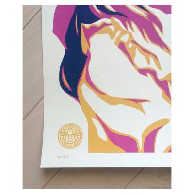 SHEPARD FAIREY (OBEY) – War By Numbers (Fuschia) - sérigraphie signée, numérotée 2