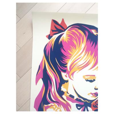 SHEPARD FAIREY (OBEY) – War By Numbers (Fuschia) - sérigraphie signée, numérotée 2