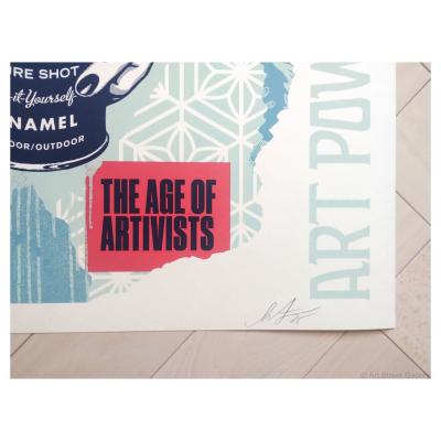 SHEPARD FAIREY (OBEY) –  HOPE Outdoor Gallery Print - signée numérotée 2