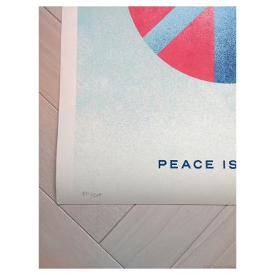 SHEPARD FAIREY (OBEY) – Peace Is Power (Blue Dove) - sérigraphie signée numérotée 2