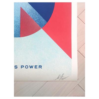 SHEPARD FAIREY (OBEY) – Peace Is Power (Cream Dove) - sérigraphie signée numérotée 2