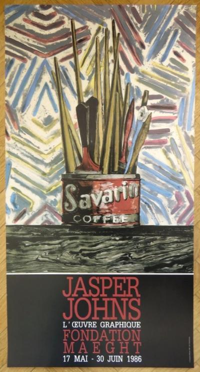 Jasper JOHNS - Affiche originale d’exposition - L’oeuvre graphique - 1986 2