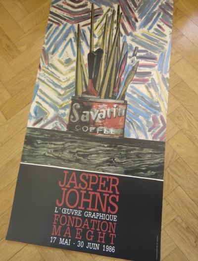 Jasper JOHNS - Affiche originale d’exposition - L’oeuvre graphique - 1986 2
