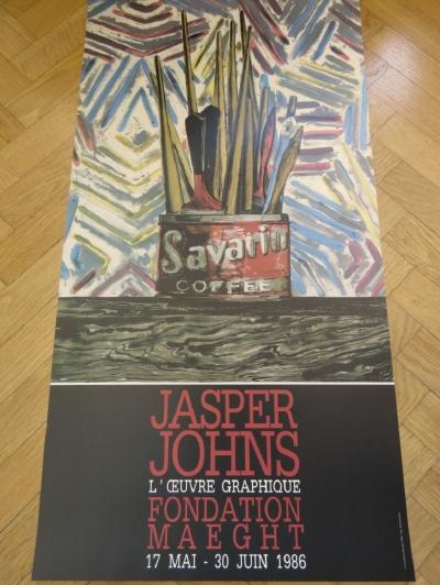 Jasper JOHNS - Affiche originale d’exposition - L’oeuvre graphique - 1986 2