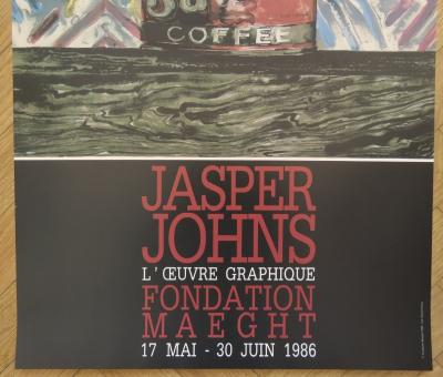 Jasper JOHNS - Affiche originale d’exposition - L’oeuvre graphique - 1986 2