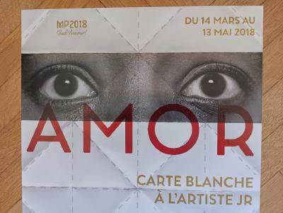 JR (Jean René) - Affiche originale d’exposition - Amor Fati - 2018 2