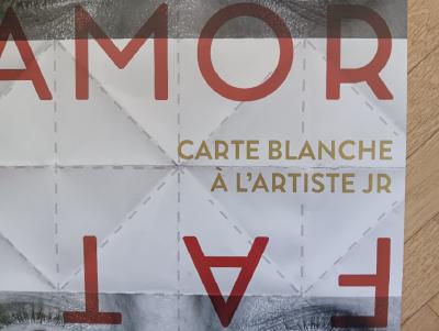 JR (Jean René) - Affiche originale d’exposition - Amor Fati - 2018 2