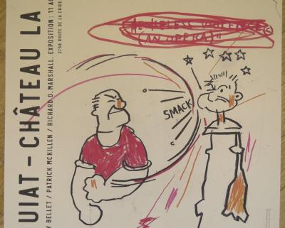 Jean-Michel BASQUIAT - Affiche originale d’exposition - Chateau Lacoste - 2019 2