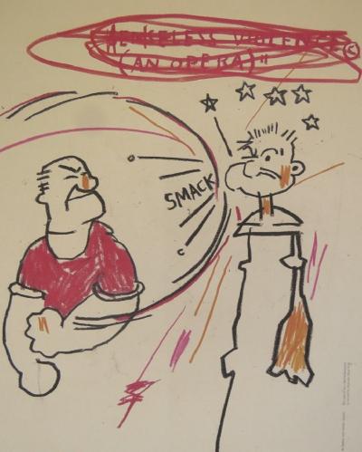 Jean-Michel BASQUIAT - Affiche originale d’exposition - Chateau Lacoste - 2019 2