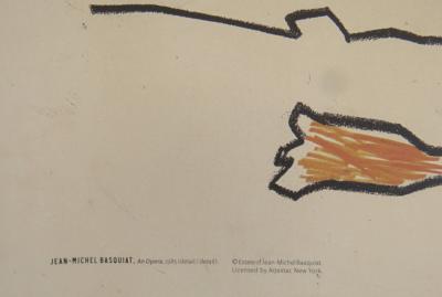 Jean-Michel BASQUIAT - Affiche originale d’exposition - Chateau Lacoste - 2019 2