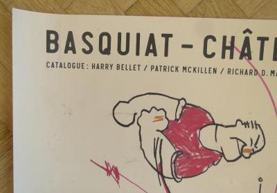 Jean-Michel BASQUIAT - Affiche originale d’exposition - Chateau Lacoste - 2019 2