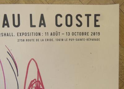 Jean-Michel BASQUIAT - Affiche originale d’exposition - Chateau Lacoste - 2019 2
