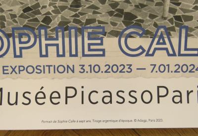 Sophie CALLE - Affiche originale d’exposition - Sophie Calle chez Picasso - 2023 2