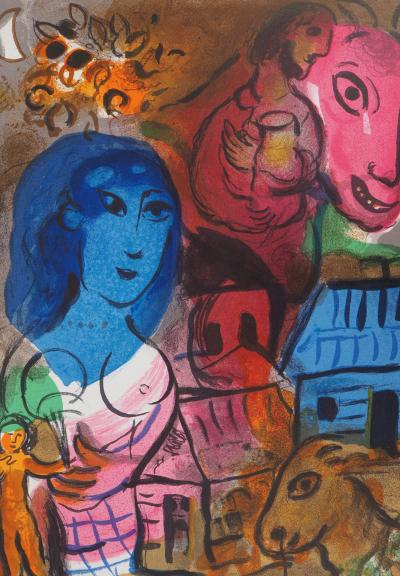 Marc Chagall: Intimacy - Original Lithograph 2