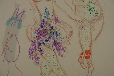 Marc CHAGALL : Le ballet de Daphnis et Chloé - Lithographie originale 2