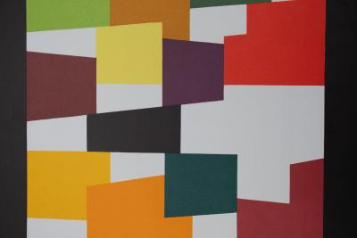 Yaacov AGAM : Composition géométrique - Lithographie originale 2