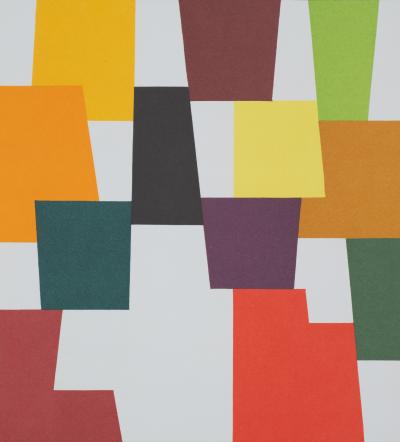 Yaacov AGAM : Composition géométrique - Lithographie originale 2