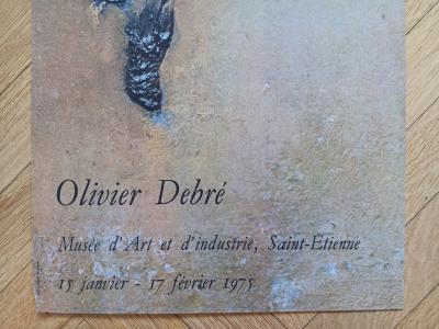 Olivier DEBRE - Affiche originale d’exposition - Saint-Etienne - 1975 2