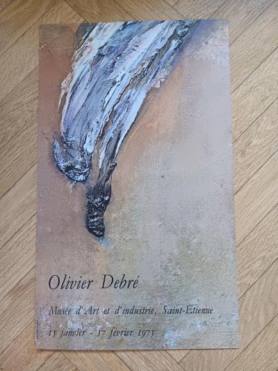 Olivier DEBRE - Affiche originale d’exposition - Saint-Etienne - 1975 2