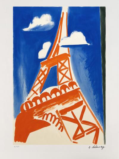 Robert Delaunay (d’après), Tours Eiffel, sérigraphie sur Arches 2