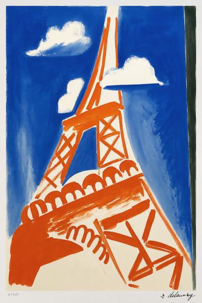 Robert Delaunay (d’après), Tours Eiffel, sérigraphie sur Arches 2