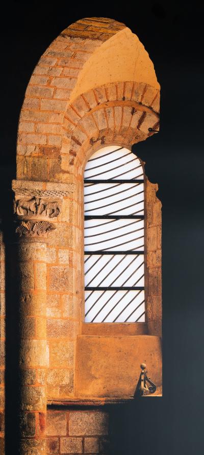 Pierre SOULAGES : Abbaye de Conques - Affiche originale en couleurs 2