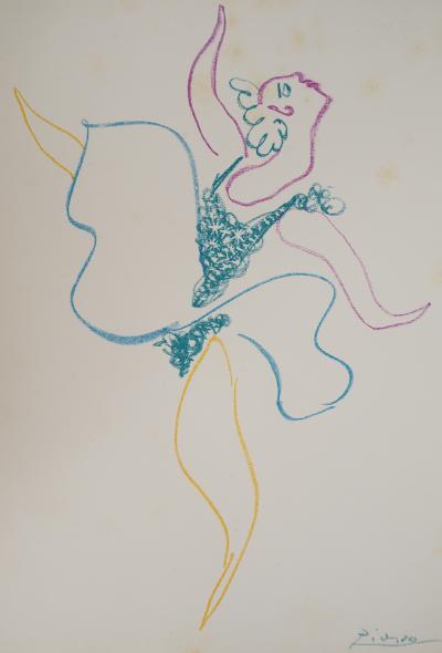 Pablo PICASSO : Le ballet - Lithographie originale signée 2