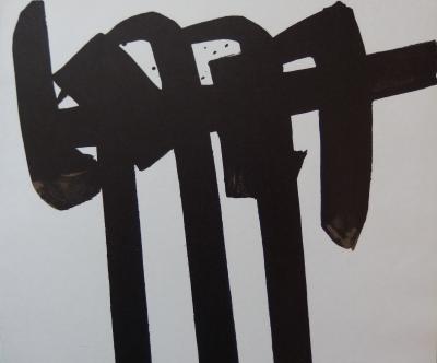 Pierre SOULAGES : Lithographie n°28 - Lithographie originale 2