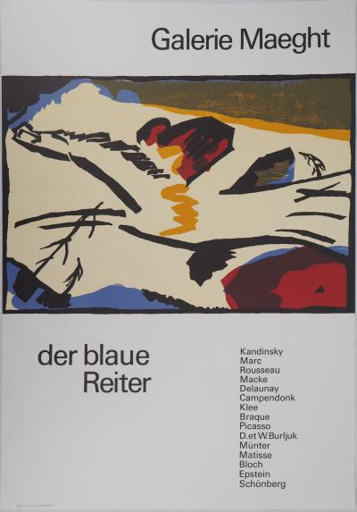 Vassily KANDINSKY : Der Blaue Reiter - Lithographie en couleurs 2