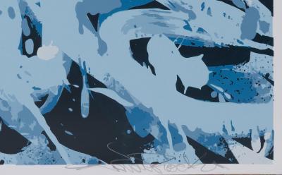 JONONE : Bleu Horizons - Sérigraphie originale signée 2