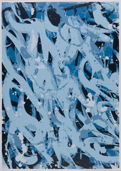 JONONE : Bleu Horizons - Sérigraphie originale signée
