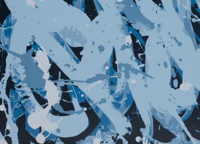 JONONE : Bleu Horizons - Sérigraphie originale signée 2