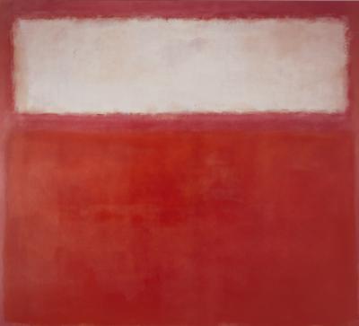 Mark ROTHKO : White over Red - Affiche originale en couleurs 2