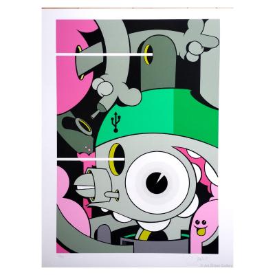 Dalek - Filling Holes - Digigraphie sur papier - 2019 2