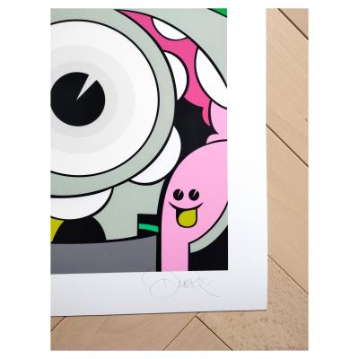 Dalek - Filling Holes - Digigraphie sur papier - 2019 2