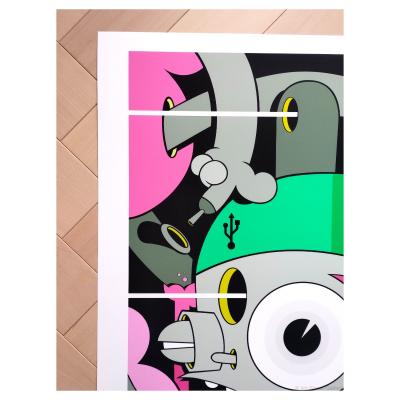 Dalek - Filling Holes - Digigraphie sur papier - 2019 2