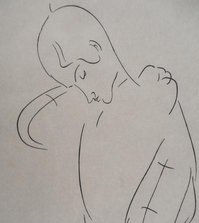Amedeo MODIGLIANI : Portrait de femme - Gravure originale signée 2