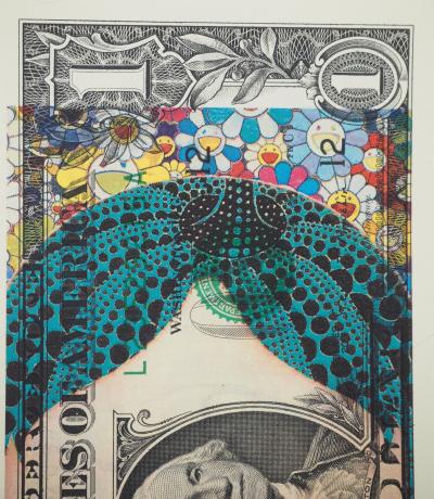 Death NYC : Nara with Kusama’s green hair - Sérigraphie originale signée 2