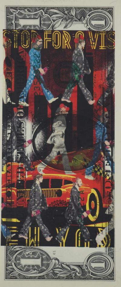 Death NYC : The Beatles with a LV suit - Sérigraphie originale signée 2