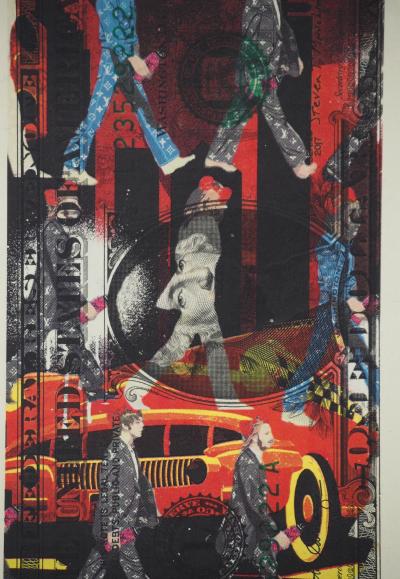 Death NYC : The Beatles with a LV suit - Sérigraphie originale signée 2