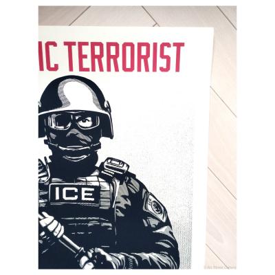 Shepard FAIREY (Obey) - Projection Mirror: Domestic Terrorist 2